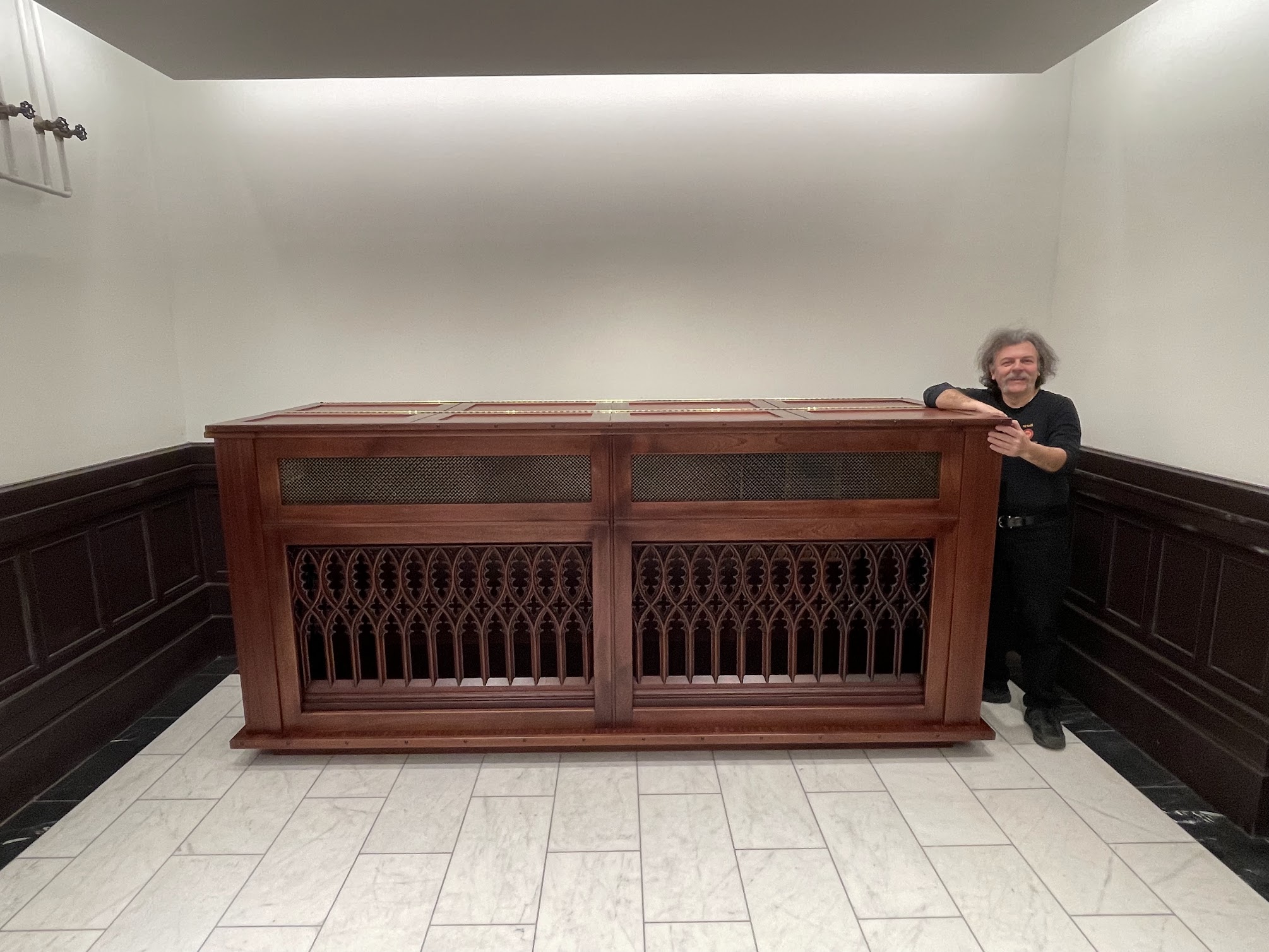 Altar Storage 12 Completed altar storage next to Marco